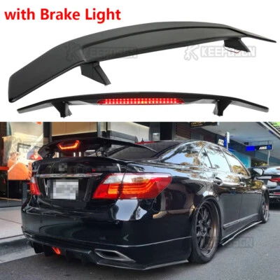 Alerón trasero negro mate 52" con luz de freno para Lexus LS460 2013-2017 Foto 1 de 4