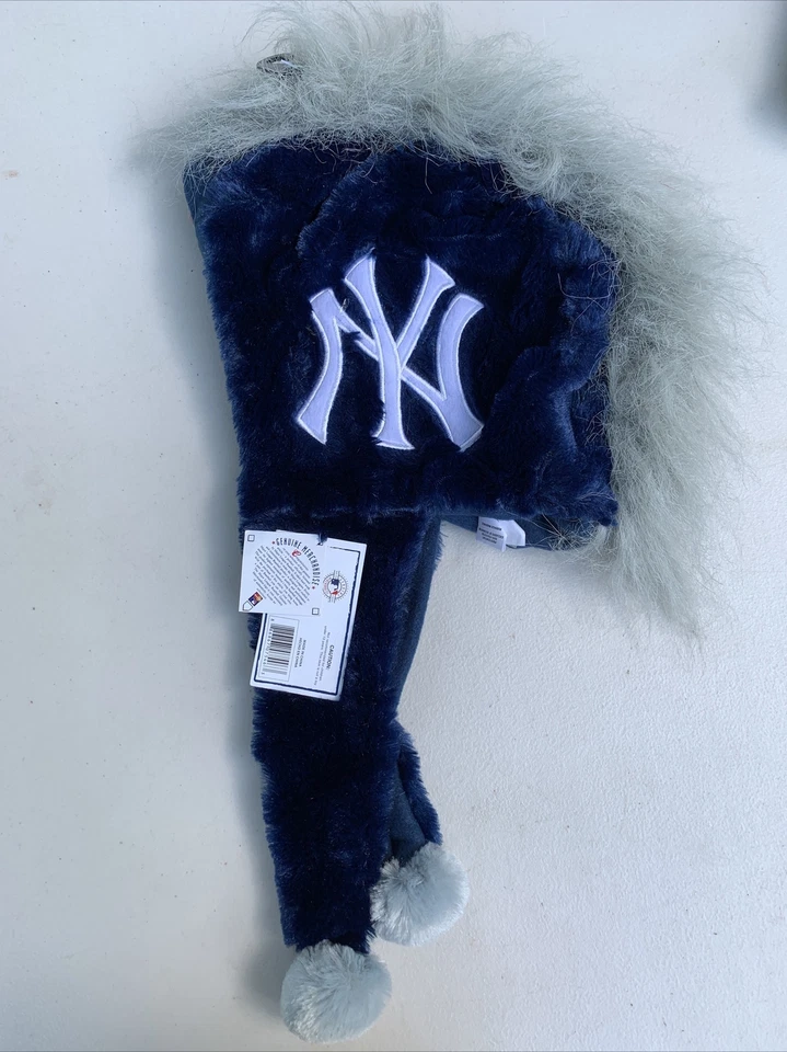 NEW NY Yankees Mohawk HELMET FLEECE Hat by Forever Collectibles #320 - Image 1 of 1