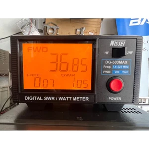 DG-503MAX SWR Power Meter 1.6-60 MHz/125-525 MHz F Two-Way Radios Walkie Talkie - Afbeelding 1 van 7