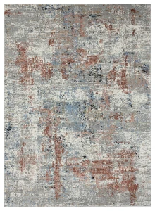 9x13 United Weavers Red Abstract Area Rug 4535 10336 - Aprx 9' 10" x 13' 2" - Picture 1 of 2