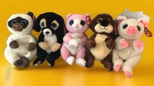 5 Ty Beanie Boo’s- Bellies Mitch - Ranger -Lillibelle - Miso - Penelope 6” - Picture 1 of 7