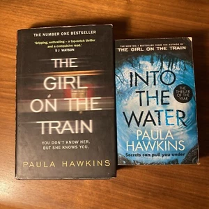 Paula Hawkins 2 Book Bundle - The Girl On The Train; Into The Water Good FREE P+ - Picture 1 of 6