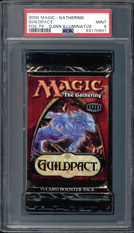 Guildpact Djinn Illuminatus Booster Pack Graded PSA 9 MTG Magic #63170991 - Image 1 of 1