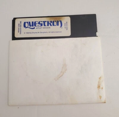Video Game - Questron - Apple II (1983) disk one and two - Image 1 of 4