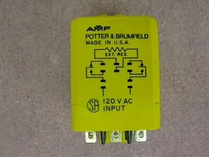 *NEW* Potter & Brumfield CUF42-70010 Relay 10 Amp 1/3 HP at 120 VAC - Picture 1 of 6
