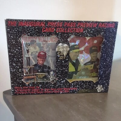 New 1993 The Inaugural Press Pass Preview Racing Card Collection Nascar 34 Cards - Image 1 of 2