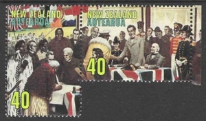 New Zealand - 1990 150th Anniversary Treaty of Waitangi - Complete Set of 2 UNH - Picture 1 of 1