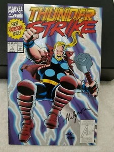 Marvel Comics DF Thunder Strike #1 (1993) Signed by Al Milgrom w/COA - Picture 1 of 4