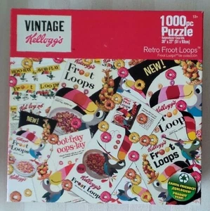 PUZZLE KELLOGG'S Retro BUCLE DE FRUTAS 1000 Piezas SELLADO Diversión Familiar - Imagen 1 de 4