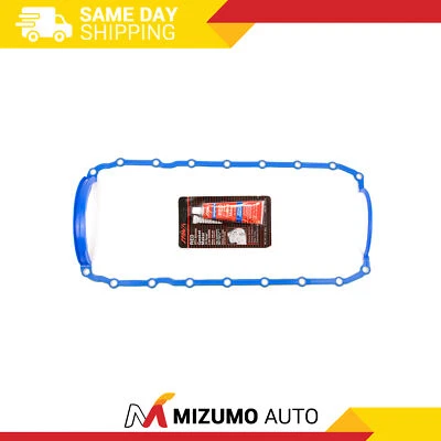 Junta de cárter de aceite compatible con 92-03 Dodge Durango Dakota Ram 1500 2500 Jeep 5,2 L Foto 1 de 2