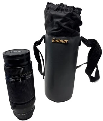 Nikon AF Nikkor F 75-300mm f/4.5~5.6 Telephoto Zoom Lens + Kalimar Lens Bag - Image 1 of 4