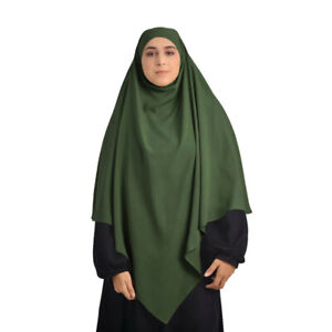 Musulmán Hijab Niqab Velo Islámico respecto burka bufanda chal de oración Nikab underscarf