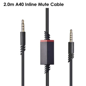 6.5 Ft for Astro A10 A40 Cable Inline Mute Cord Gaming Headsets Xbox PS4 - Bild 1 von 6
