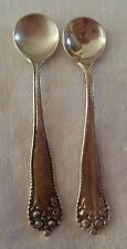 2 Lancaster by Gorham Sterling Silver individual Salt Spoons 2.75"