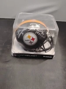 Ward And Roethlisberger Signed Auto Steelers Speed Mini Helmet W/ COA - Picture 1 of 5