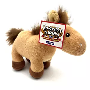 Harvest Moon Natsume DS Grand Bazaar Plush Horse Stuffed Animal Nintendo NWT - Picture 1 of 6
