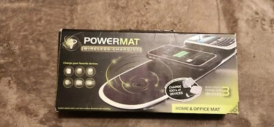 Powermat Wireless Charging System 3 Device Home Office Mat PowerCube Open Box - Image 1 of 4