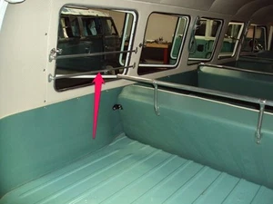 Deluxe Side Jail Bar Kit Fit Type 2 Bus Splitscreen Splitty Kombi Transporter T1 - Picture 1 of 5