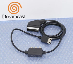 Vrai cable RGB pour Sega Dreamcast (PAL & NTSC) scart 21p - Imagen 1 de 1