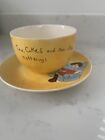 Whittards of Chelsea jumbo hand painted Cup and Saucer Tea and Cakes