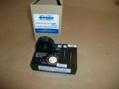 CR Magnetics Current Sensing Relay CR4395-EH-24D-110-X-CD-TRC-I   NEW IN BOX - Image 1 of 3