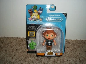 2016 JAKKS WORLD OF NINTENDO 4.25 INCH ANIMAL CROSSING VILLAGER (NEW) - Picture 1 of 4