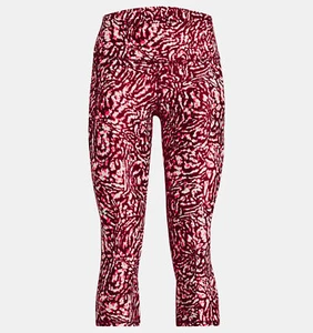 UNDER ARMOUR Womens Heatgear No-Slip Waistband Capri Leggings | Pink | 1365337 - Picture 1 of 5
