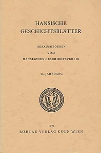 Hansische Geschichtsblätter, Jahrgang 96 - Köln, Graz, Böhlau-Verlag, 1978 - Picture 1 of 1
