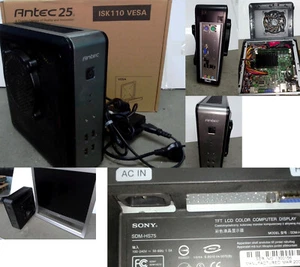 ORDENADOR MiniITX ATOM D410 ( 4GB HDD 160 WIFI) + SONY SDM HS75 + sop. VESA - Foto 1 di 1