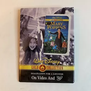 Pin DVD de colección 2001 colección dorada de Mary Poppins película promocional - Imagen 1 de 3