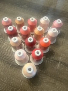 Simplicity Pro & Affinity Lot Of 15 Pink Thread Spools 1100 YRD & 500 M Unused - Picture 1 of 6