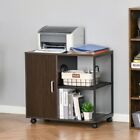 Mobile PCstand Cabinet HomeOffice Cupboard Storage Organizer Drawer Shelves Unit