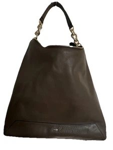 Saba Green Leather Handbag Like New - Picture 1 of 2