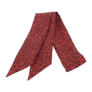 HERMES Schal Rot Seide Damen - Bild 1 von 5