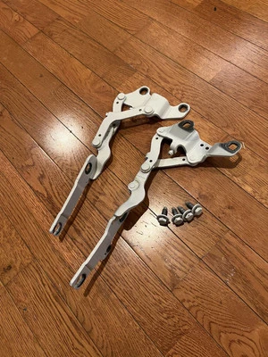 06-12 BMW 328i 335i M3 E90 E92 Left & Right Engine Hood Bonnet Hinge Set 48K OEM - Image 1 of 4