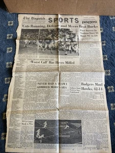 Vintage Ohio State Buckeyes Iconic Game Newspaper- Woody Hayes - Picture 1 of 1