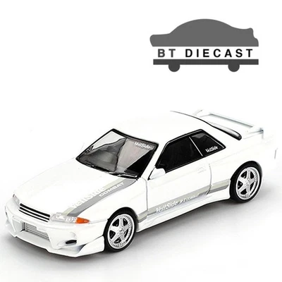 MINI GT NISSAN SKYLINE GT-R R32 VEILSIDE COMBAT C-I 1/64 WHITE MGT01066 - Image 1 of 4