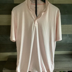 Johnnie-O Pink MENS Polo Size Med - Picture 1 of 12
