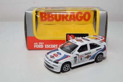 B73 1:43 BBURAGO BURAGO 4163 FORD ESCORT COSWORTH MARTINI #6 RALLY WHITE MIB - Immagine 1 di 4