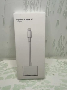 Digital AV Adapter Cable Lightning to HDMI White New - Photo 1/2