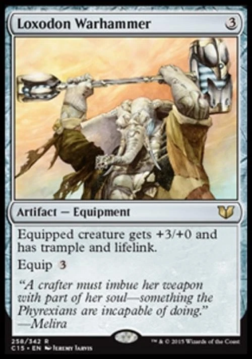 Loxodon Warhammer - Light Play MTG Commander 2015 - Image 1 of 1