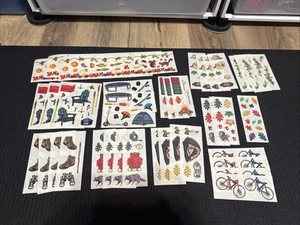 Creative Memories Fall Camping  Die Cut Scrapbook Stickers - Picture 1 of 6