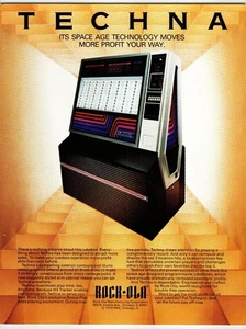 1979 Rock-Ola Techna Jukebox Vintage Advertising Flyer Chicago IL - Picture 1 of 2