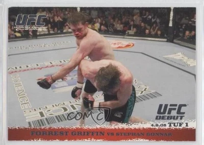 2009 Topps UFC Round 1 Forrest Griffin vs Stephan Bonnar #19 Rookie RC - Image 1 of 2