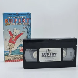 Paul McCartney's Rupert and the Frog Song VHS 1985 f.h.e Cartoon Animated Rare - Picture 1 of 12