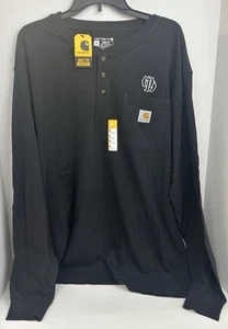 MAGLIETTA CARHARTT LOOSE FIT MANICA LUNGA HENLEY OLD DOMINION FREIGHT LINE TAGLIA XL - Foto 1 di 8