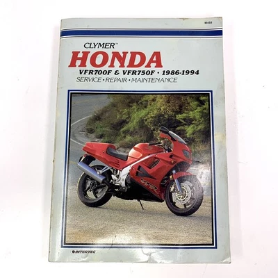 Libro manual de mantenimiento de reparación de servicio Clymer HONDA VFR700F + VFR750F 1986-1994 Foto 1 de 4