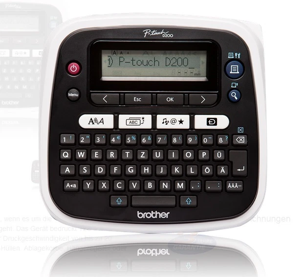 Brother P-touch D200 Handheld Beschriftungsgerät Beschrifter Labeler Labelling - Bild 1 von 1