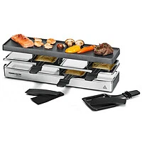 ROMMELSBACHER RC 800 Raclette795W rechteckig sw/si RC800 ~D~ - Bild 1 von 1