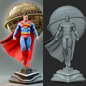 Superman Daily Planet P3D Printing Model GK Unpainted Figure Blank Kit In Stock - Picture 1 of 7